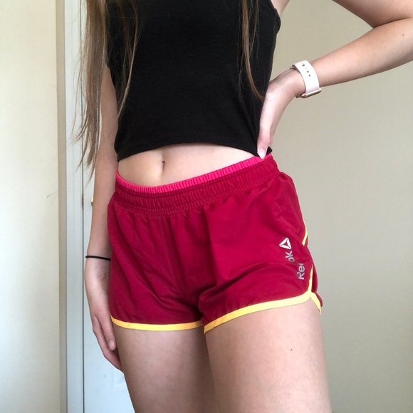 Reebok Red Athletic Shorts - Picture 1 of 5